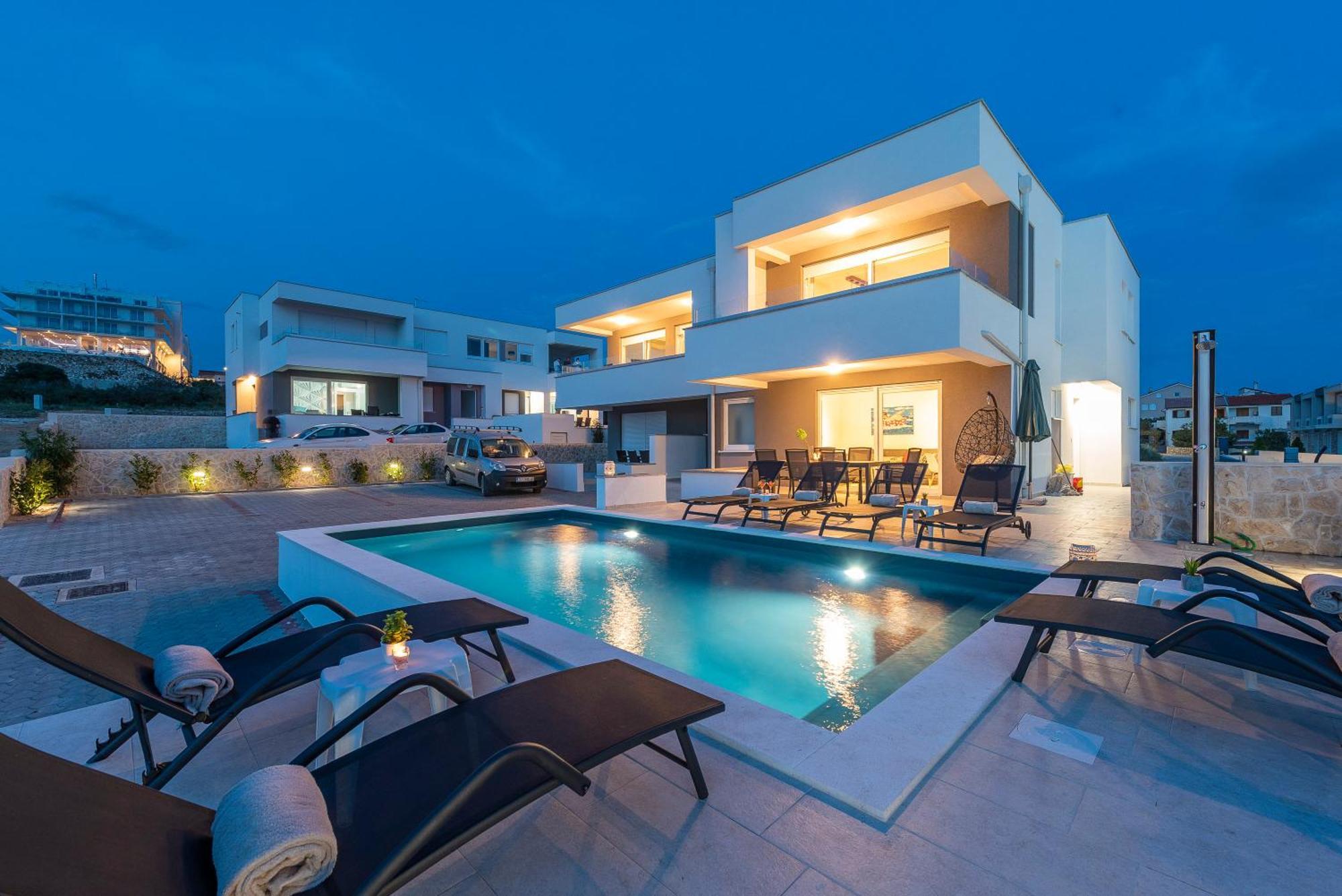 Adris 2 Luxury Modern Apartment With A Pool Novalja Exterior foto
